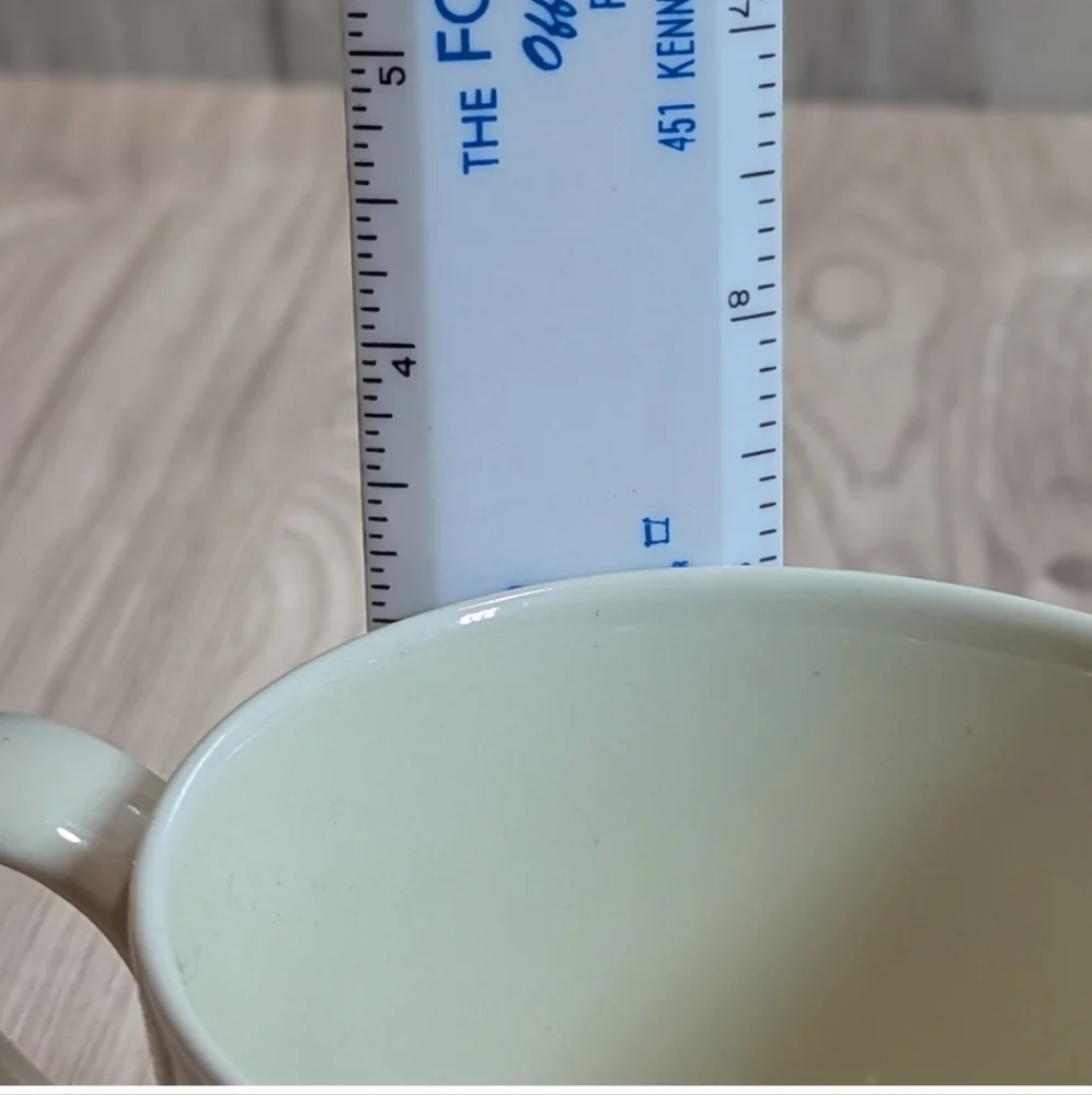 Crate & Barrel Coffee Mugs Cream Neutral Classic Minimalist (2)